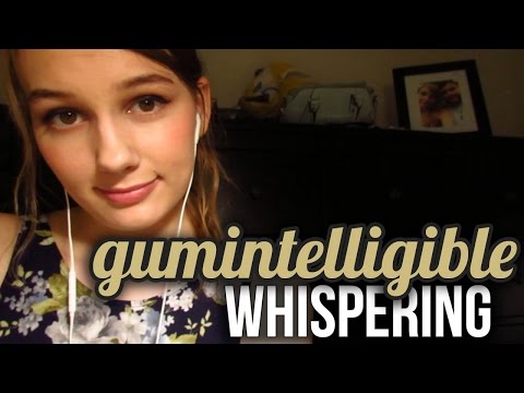 [BINAURAL ASMR] 20+ Minutes of Gumintelligible Whispering :) (w/ breathing sounds)