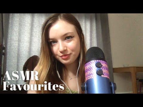 ASMR Favourites (ear to ear whispering, inaudible whispering, click its good)