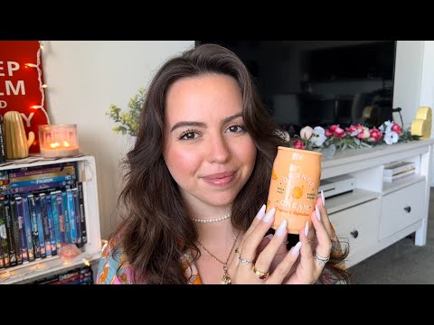 ASMR Amazon + Marshalls Haul ✨🧡 | Spring Home Items 🌼 | Tapping, Scratching, Whispering 🍊