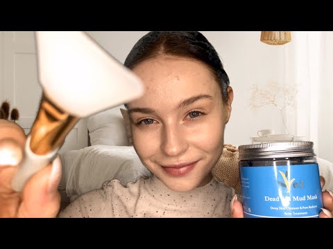 ASMR Pampering You For Relaxation😌💤 | Scalp Massage, Skin Care, Hair Play, Plucking & Foam On Mic