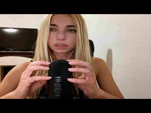 ASMR mic scratching🎙with no cover