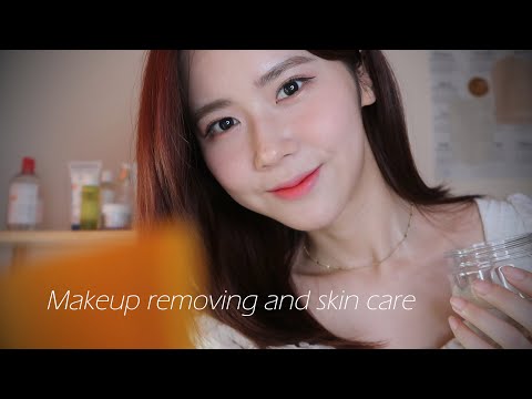 ASMR(SUB)눈만 감으면 클렌징부터 스킨케어까지:)수면케어샵💆🏼‍♀️/Makeup removing and skin care /sleep care shop