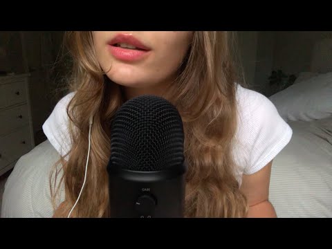 ASMR mouth sounds with some hand sounds!