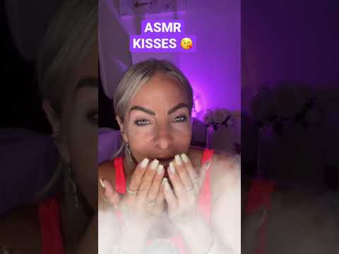 ASMR GIVING AS MANY KISSES AS I CAN IN UNDER 1 MINUTE #shorts