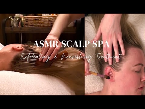 ASMR Nape Attention & Scalp Treatment to Fall Asleep to | Scaling, Brushing, Oil & Foam Cleansing.
