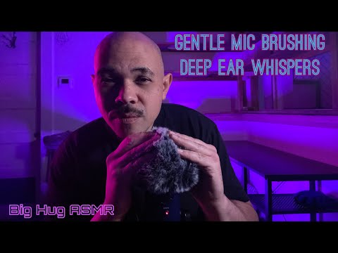 Gentle mic brushing + Slow calming whispers for sleeeeep, and maybe some tingles 🤤😴🤗