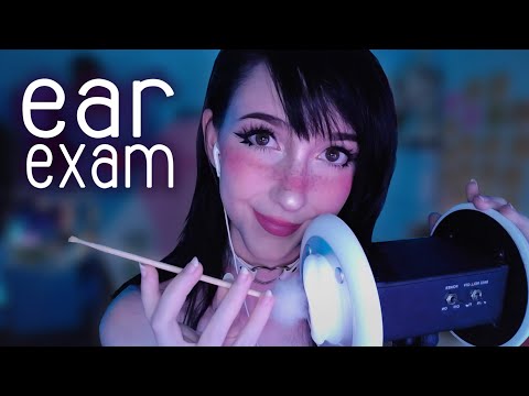 ASMR ☾ comfy Ear Cleaning & Ear Exam👂🏻let's check your Hearing 💜