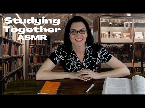 Studying together ASMR (lots of relaxing triggers)