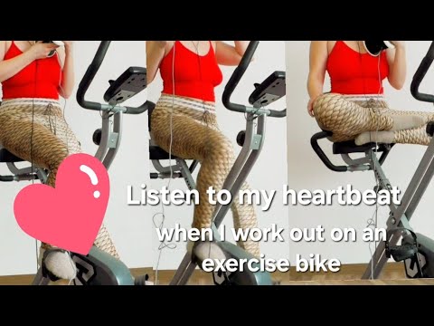 ASMR listen to my heartbeat when I work out on an exercise bike