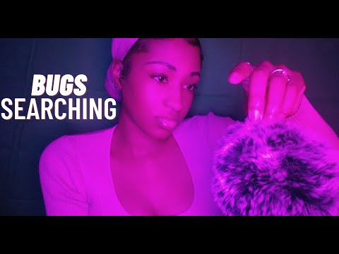 ASMR Bugs Searching (Fluffy Mic, Pulling, Tingles)