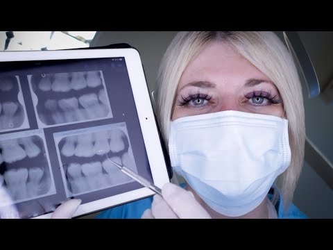 ASMR Dental Exam - Latex Gloves, Tapping, Scraping, Suction, Typing,  Relaxing Personal Attention