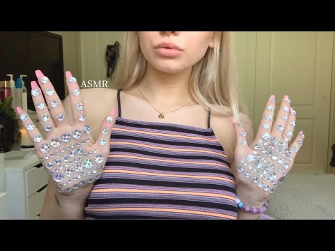 ASMR | SUPER TINGLY Jewel Tapping, Rubbing & Scratching