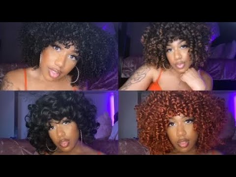 ASMR | Trying On CHEAP Amazon Wigs (Haircutting & Brushing Sounds)