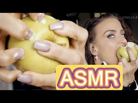 ASMR Gina Carla 🤤 You'll LOVE this!!! 😁  I never thought 🍏 can sound so 👌🏻