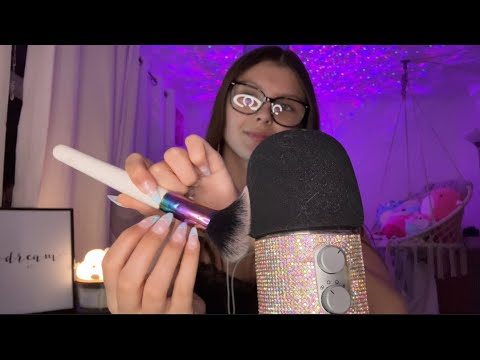 ASMR Mic Brushing and Tapping Together✨ cv for anonymous