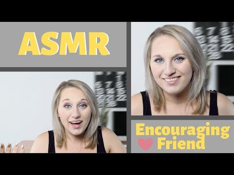 [ASMR] Encouraging Friend ROLEPLAY 💜{-} Whispered, Close Up // Motivational Hype