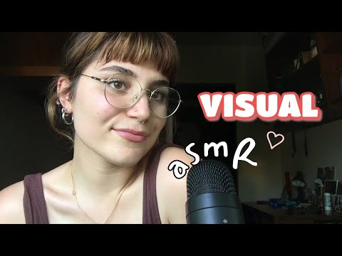 visual asmr ♡ mouth sounds and hand movements