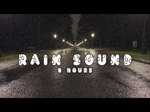 Calm Rain in the City Park. Rain Sounds & White Noise ASMR that makes Anxiety Disappear