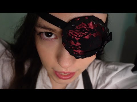 teaser of a custom ASMR Pirate girl kidnaps you. Halloween 🎃Order your private custom video 💝
