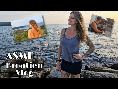 ASMR VLOG | FKK URLAUB in Kroatien | whispering you to sleep (deutsch/german) | Meeresrauschen
