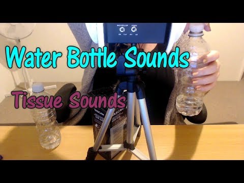 ASMR | Binaural Plastic Water Bottle Sounds&Tissue Sounds (Fast)