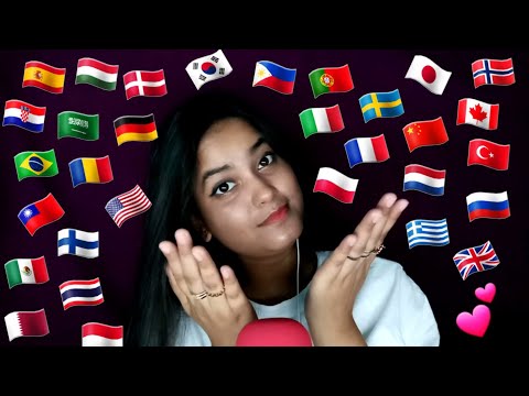 💕ASMR Whispering in 25+ Different Languages