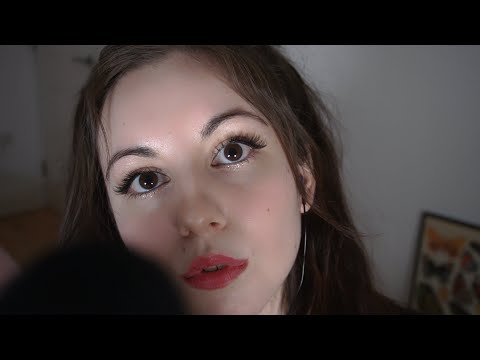 ASMR doing your makeup before the party (very close, personal attention)