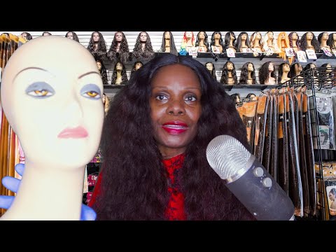 MANNEQUIN JOINING THE FAMILY CLEANING HER UP & NAMING ASMR CHEWING GUM