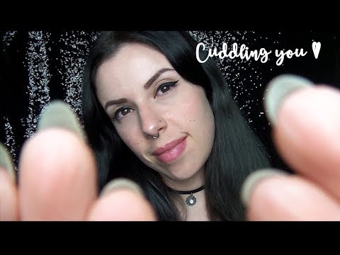 ASMR Cuddling you ❤ (no talking, mouth sounds, personal attention)