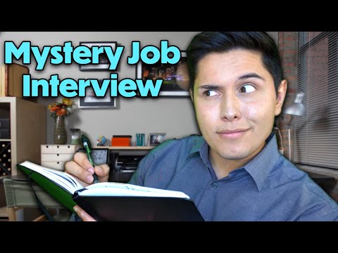 ASMR | Interviewing You for a Mysterious Job Role Play!