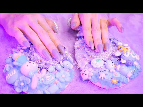 ASMR Hypnotic Clay Ear Triggers for Sleep 2.5h | Making, Decorating, Ear Cleaning Sounds(No Talking)
