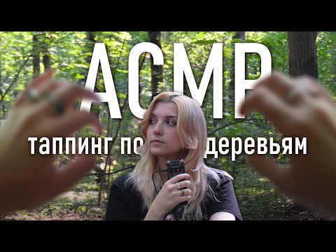 АСМР 🌿 таппинг по деревьям // asmr tappingin the forest / Tascam DR-05x