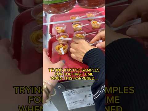 TRYING COSTCO SAMPLES FOR THE FIRST TIME #shorts #viral #mukbang