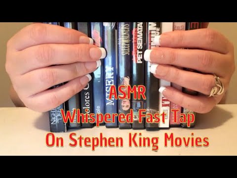 ASMR Whispered Fast Tap On Stephen King Movies