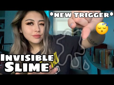 ASMR invisible slime (new trigger✨) lots of personal attention 😴😴