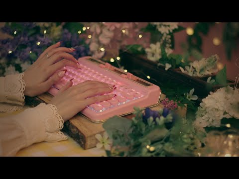 Cottagecore Keyboard Typing For Cozy Relaxation (ASMR no speaking)