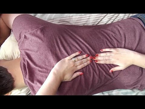 ASMR Tingly and Gentle Back Scratching (Real Person, No Talking)