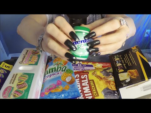 ASMR Gum Chewing Going Through Empties | Whispered Ramble