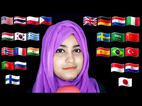 ASMR "Change Your Bad Habit" In Different Languages With Tingly Mouth Sounds