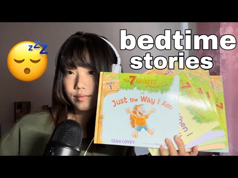ASMR reading you bedtime stories to help you sleep