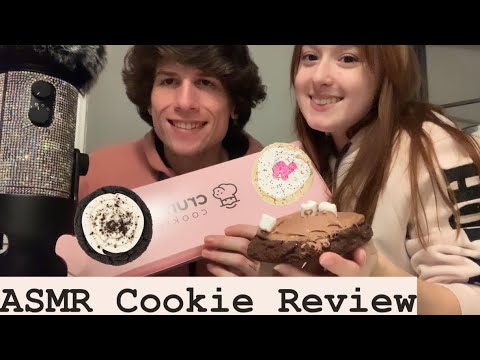 ASMR Crumbl Cookie Review🍪🎙