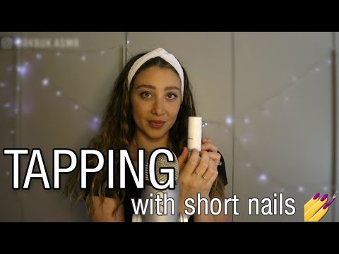 FAST TAPPING WITH SHORT NAILS💅 | ASMR