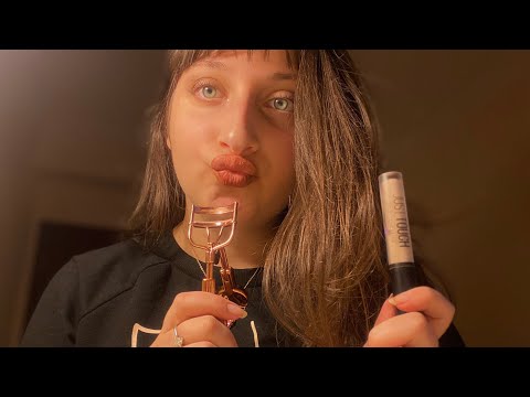 Asmr get ready with me💙✨🦋(gwrm, chewing gum)