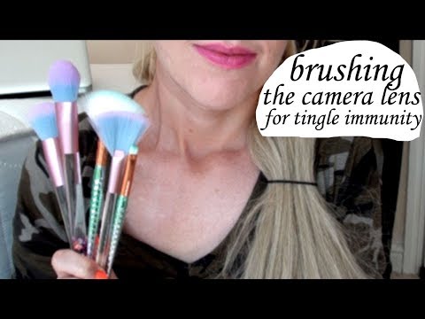 Soft spoken RAW camera lens brushing *for your ASMR immunity* gentle