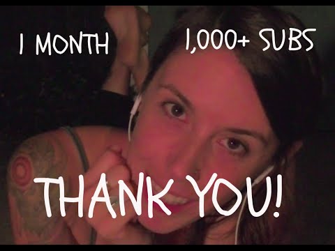 1 Month, 1,000+ Subs! Giveaway, Updates, Thank Yous