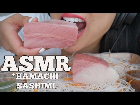 ASMR Hamachi Sashimi (SOFT CHEWING EATING SOUNDS) *SAVAGE* No Talking | SAS-ASMR