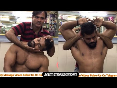 Indian Barber Head Massage asmr | asmr massage therapy