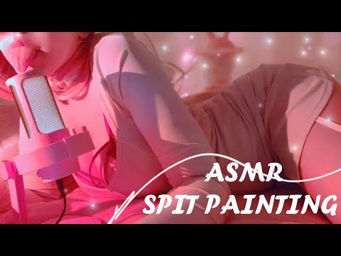 ASMR SPIT PAINTING | #asmr #spitpainting