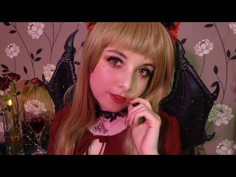 ♢ Making a Deal with Dixie the Succubus ASMR ♢ (Face Brushing, Soft Spoken, Mouth Sounds)