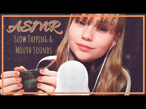 ASMR | Slow Tapping And Mouth Sounds (Swedish Whispering)